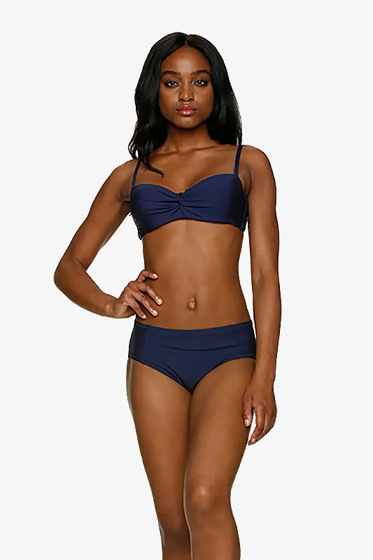 Twist Underwire Bra  |  Navy