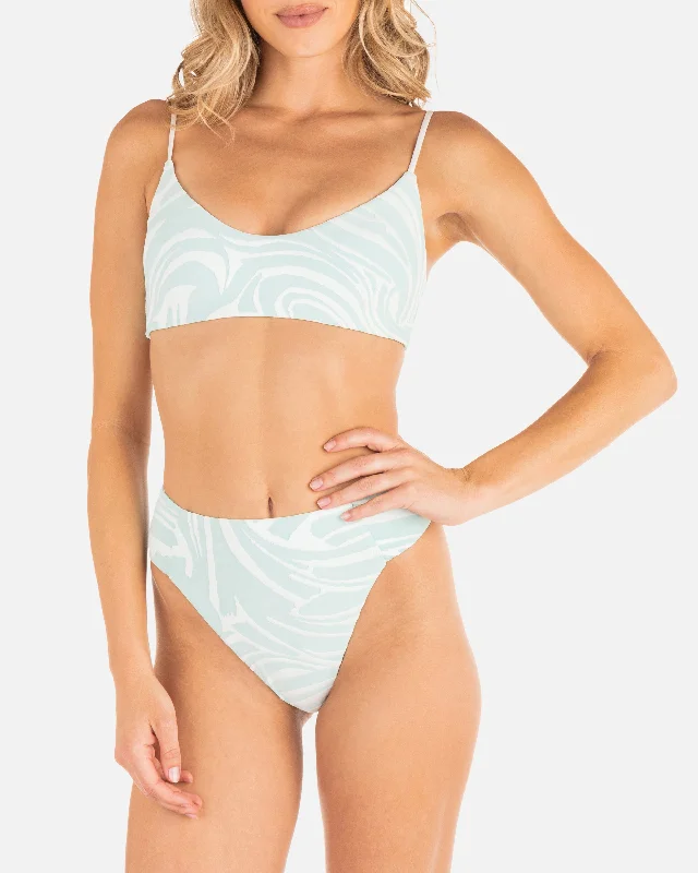 Wave Runner Moderate High Waist Bottom