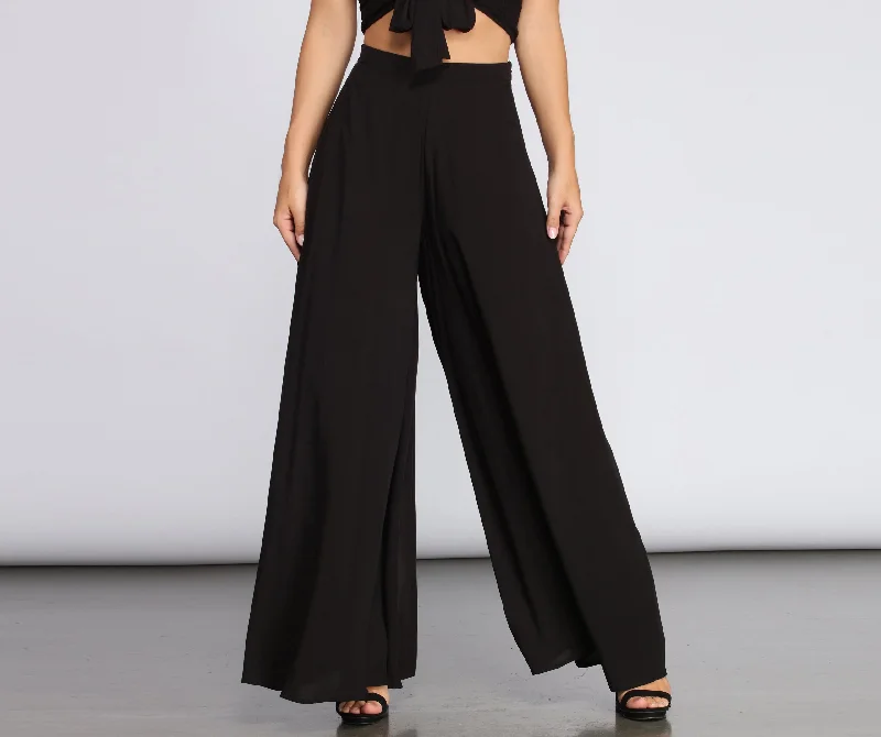 Bahama Breeze Wide-Leg Pants