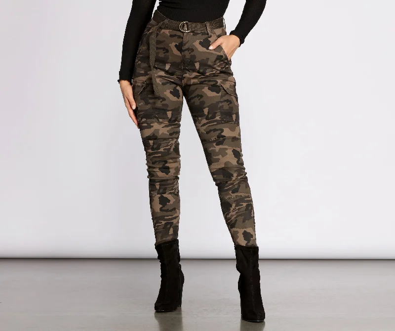 Camouflage Cutie Skinny Pants