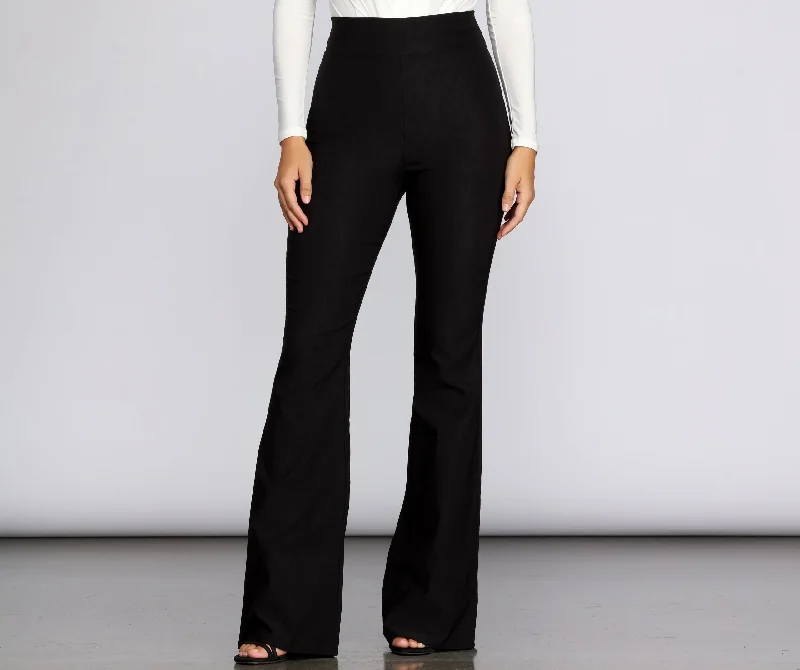 High Waist Flare Pants