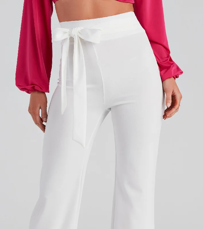 Sealed With Style Tie-Waist Pants