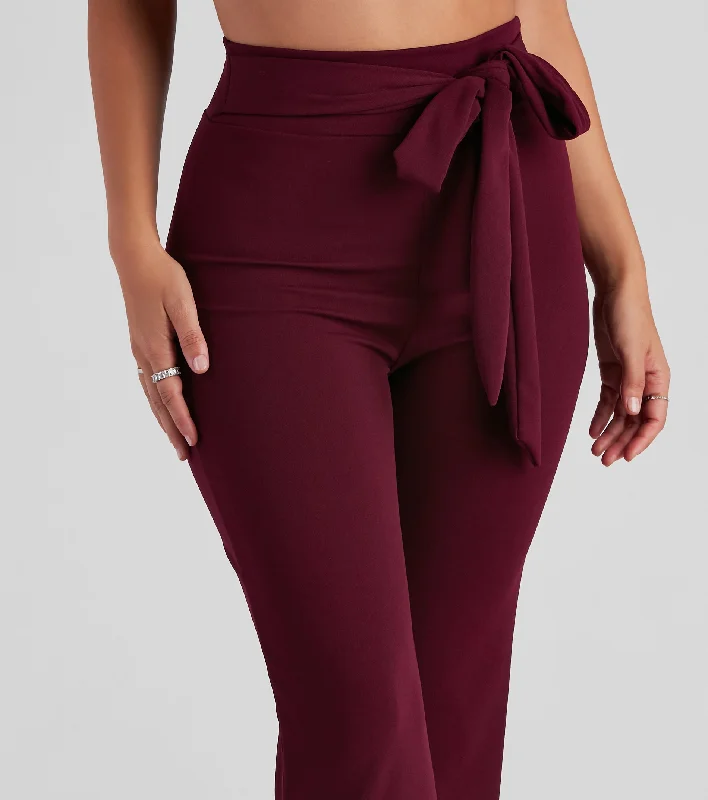 Sealed With Style Tie-Waist Pants