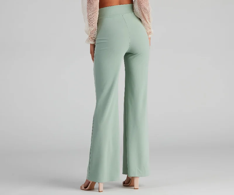 Sealed With Style Tie-Waist Pants