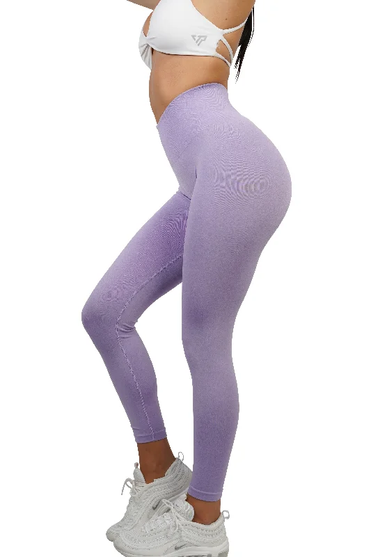 ACTIVE SEAMLESS LEGGINGS - LILAC