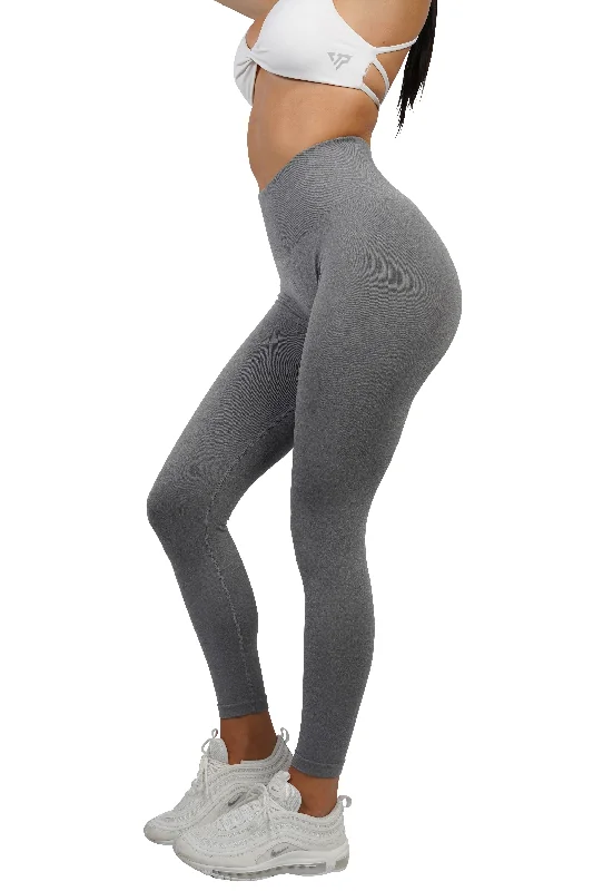 ACTIVE SEAMLESS LEGGINGS - GREY