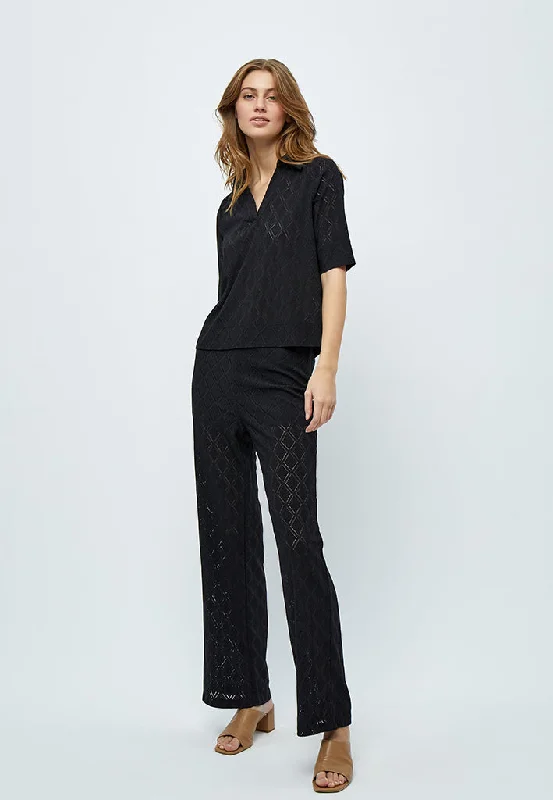 Amuse Flared Pants - Black