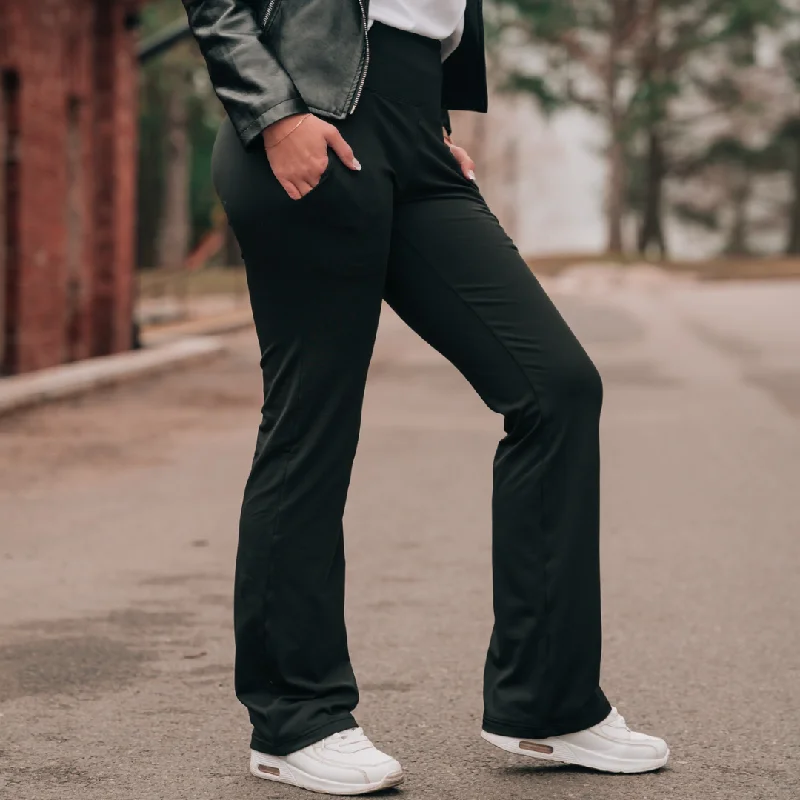 Black Everyday Straight Pant