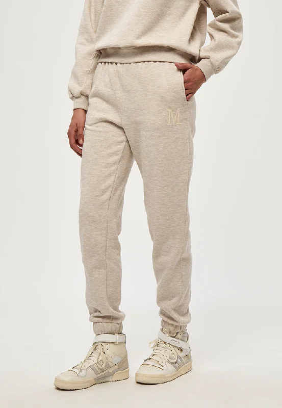 MSBrendy sweatpants - Nomad Sand Melange