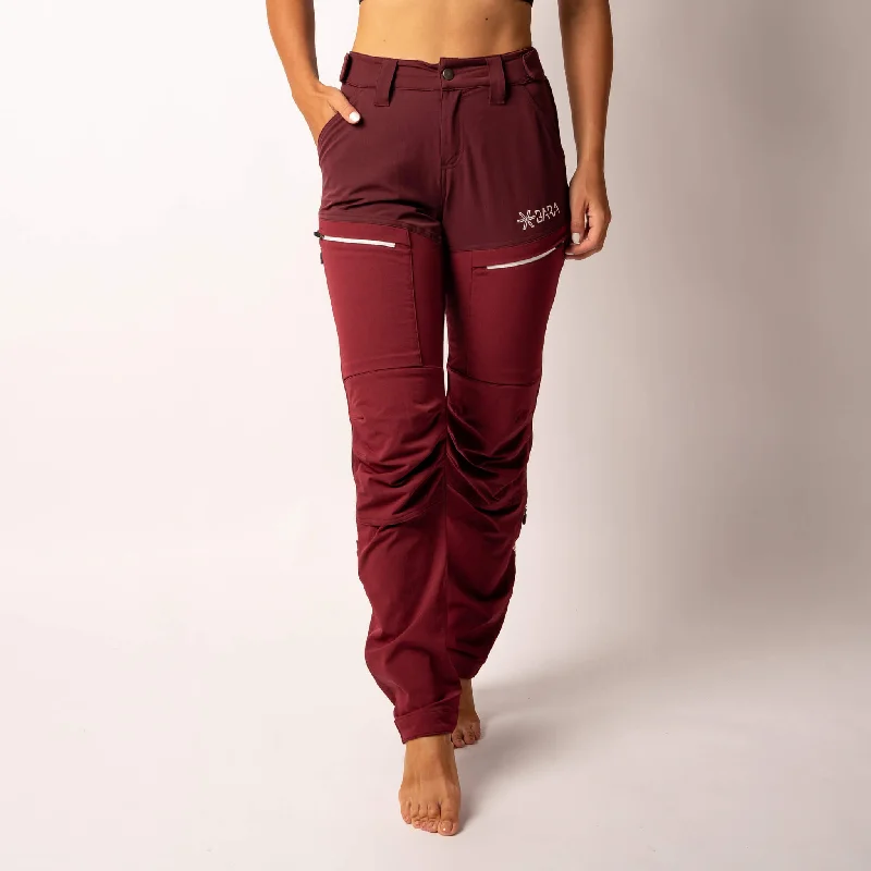 Burgundy Wilderness Hiking Pants