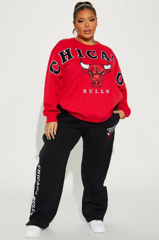 Chicago Bulls Snap Button Pants - Black