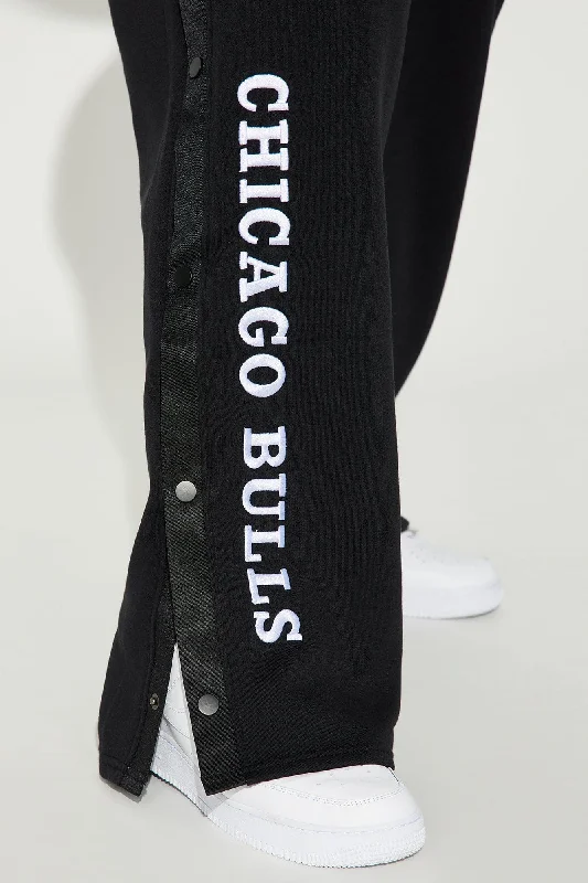 Chicago Bulls Snap Button Pants - Black