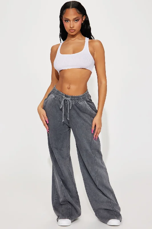 Chill Side Lounge Pant - Charcoal