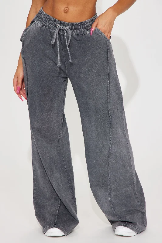 Chill Side Lounge Pant - Charcoal