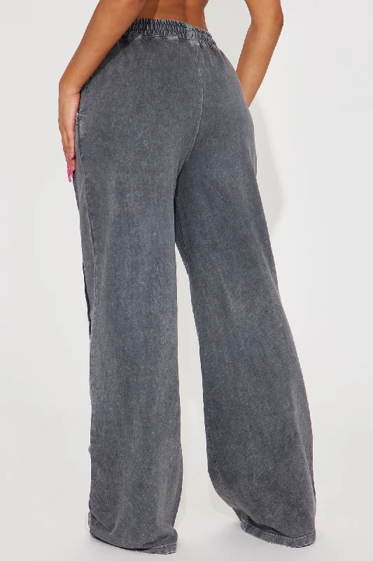 Chill Side Lounge Pant - Charcoal