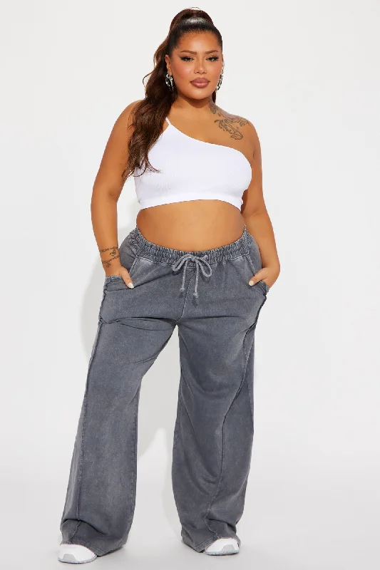 Chill Side Lounge Pant - Charcoal