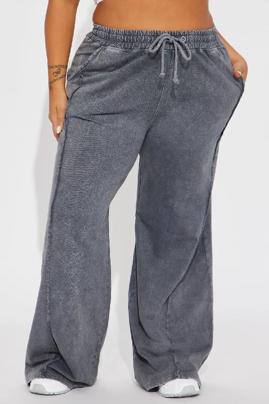 Chill Side Lounge Pant - Charcoal