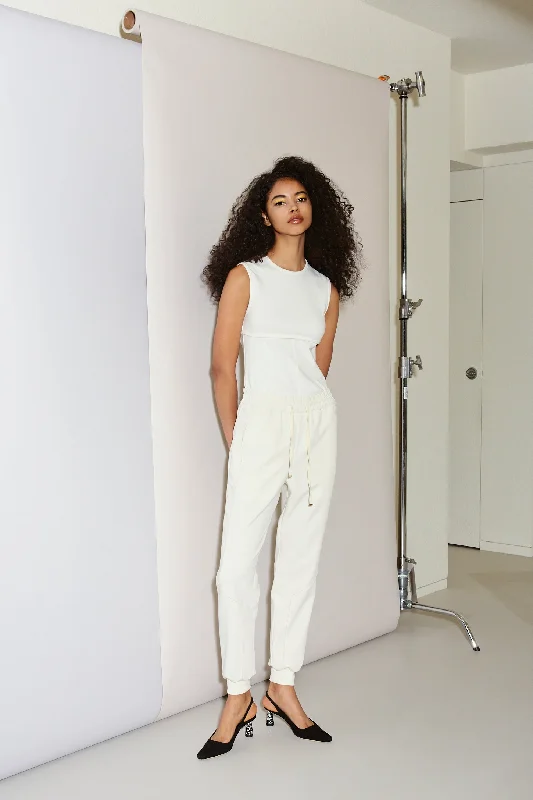 STELLA STRETCH CREPE TRACK PANTS