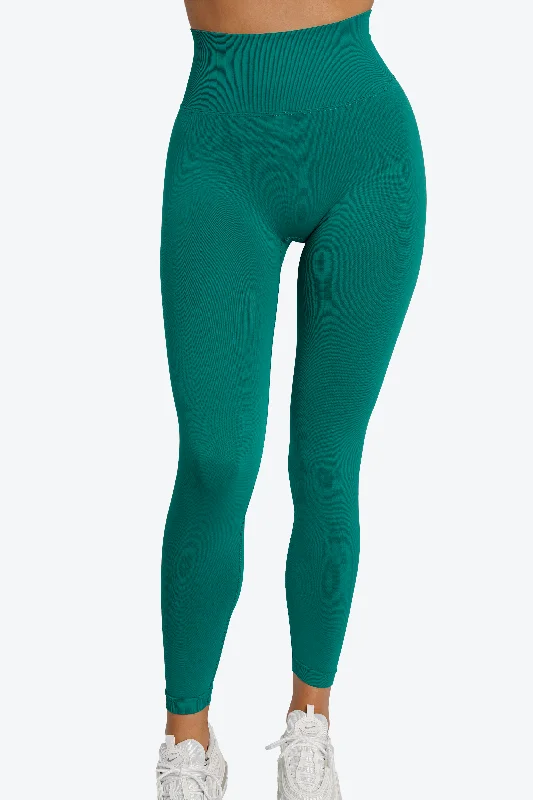 CORE SCRUNCH LEGGINGS - EMERALD GREEN