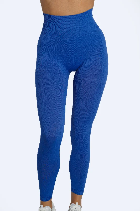 CORE SCRUNCH LEGGINGS - ELECTRIC BLUE