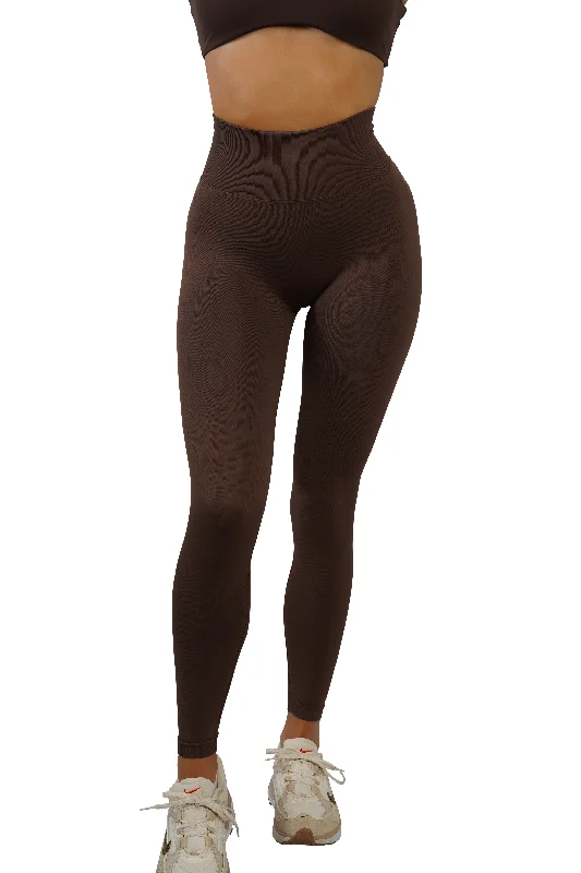 CORE SCRUNCH LEGGINGS - ESPRESSO