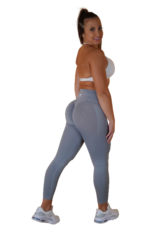 CORE SCRUNCH LEGGINGS - LIGHT GREY