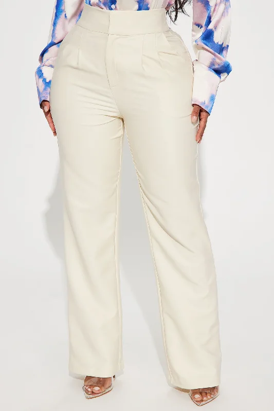 Diana Wide Leg Trouser - Khaki