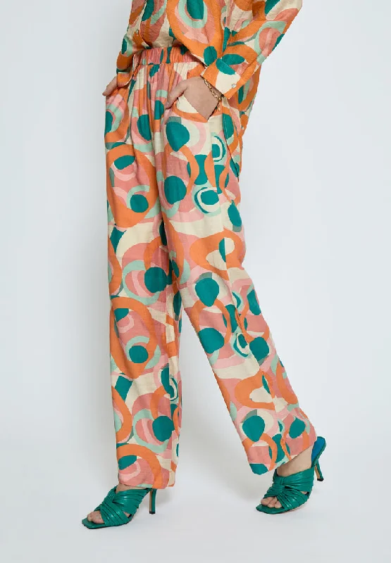 DSIsolde Pants - Kelp Sand Print