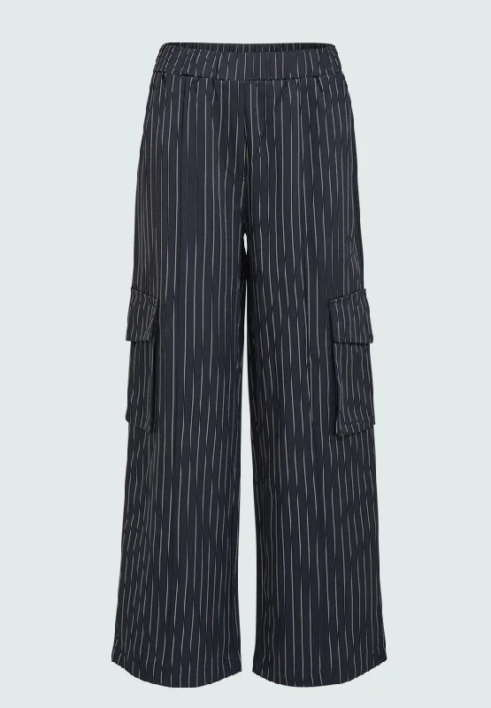 DSKianna Cargo Pants - Black Stripe