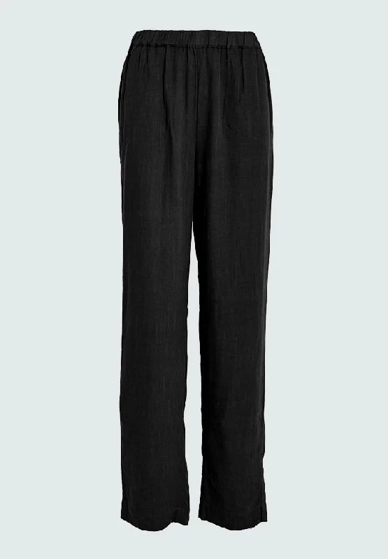 DSNatalie Linen Pants - Black