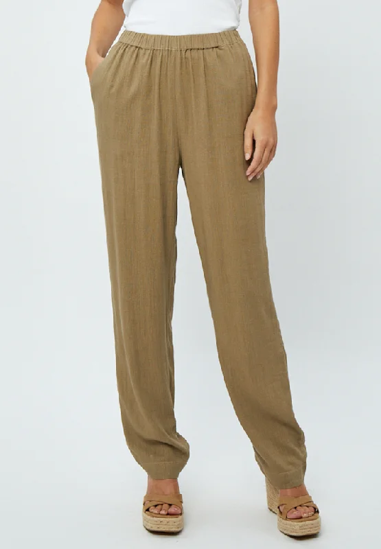 DSNatalie Linen Pants - Tannin Sand