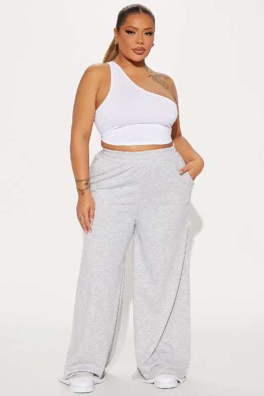 Fair Game Lounge Wide Leg Pant - Black