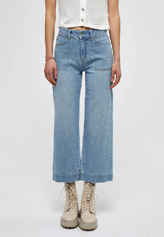 DSFlorence HW Denim Pants - Light Blue Wash