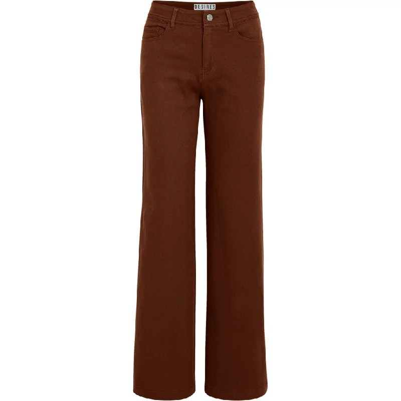 DSFlorence MW Pants - CHERRY MAHOGANY