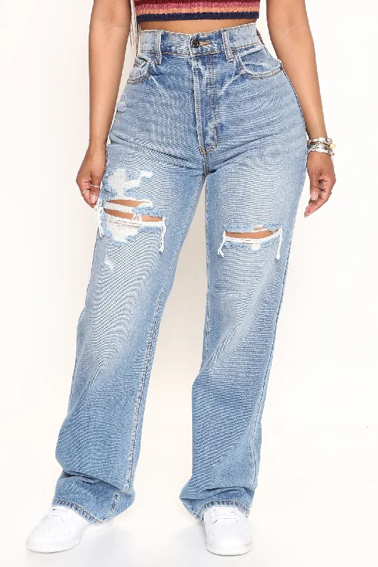 Girl Crush 90's Dad Jeans - Medium Wash