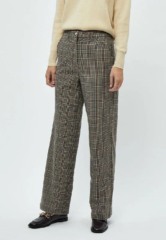 Junette Pants - Nomad Sand Checked