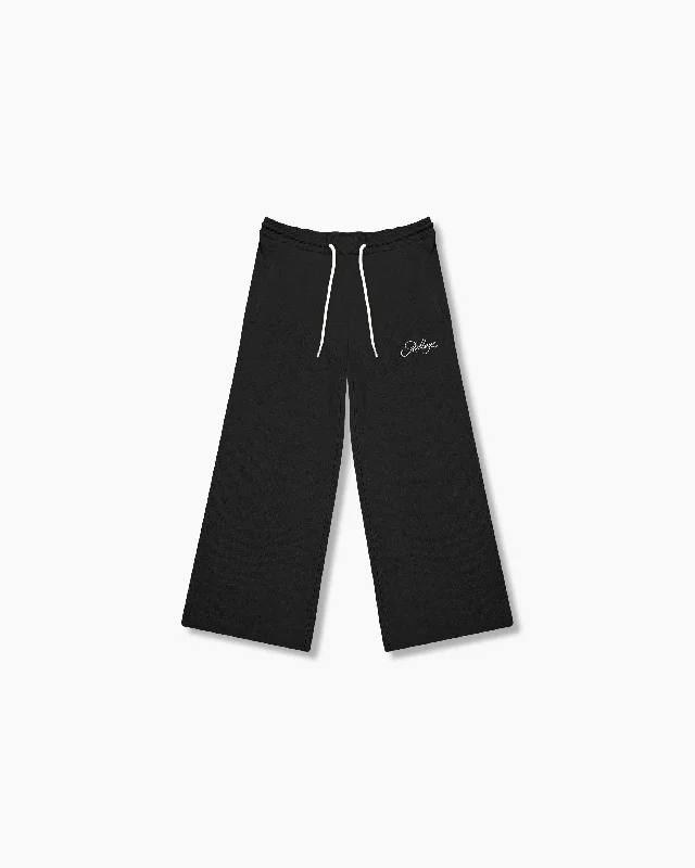 Knitted Pants - Obsidian