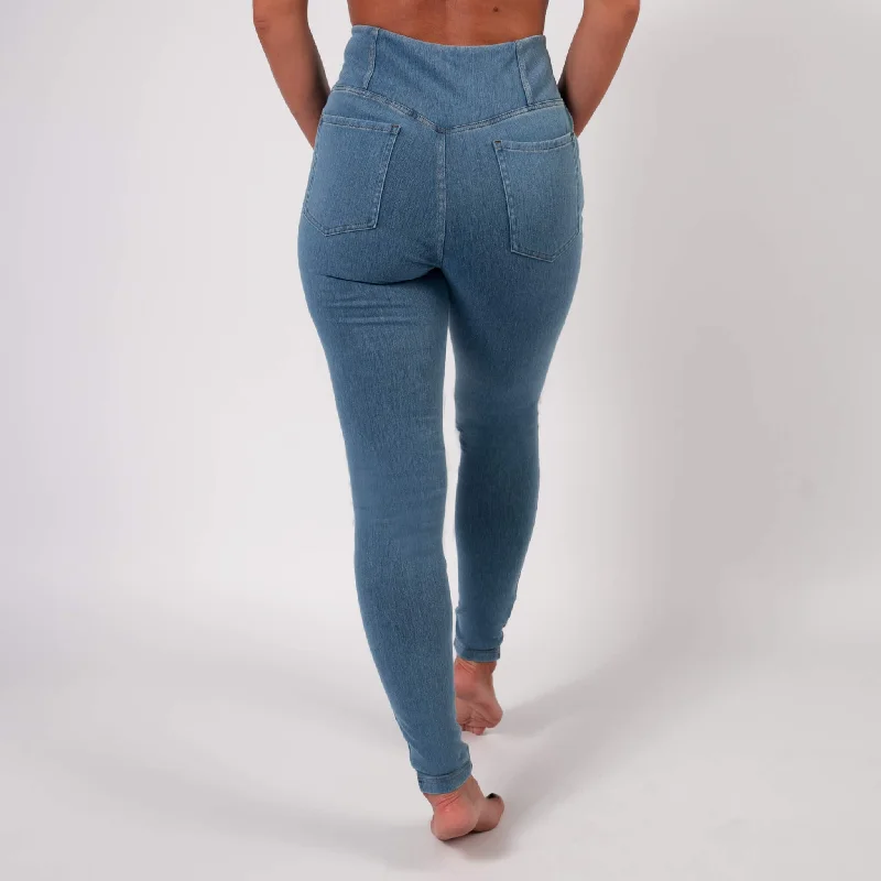 Light Blue High Waisted Super Stretch Jeans