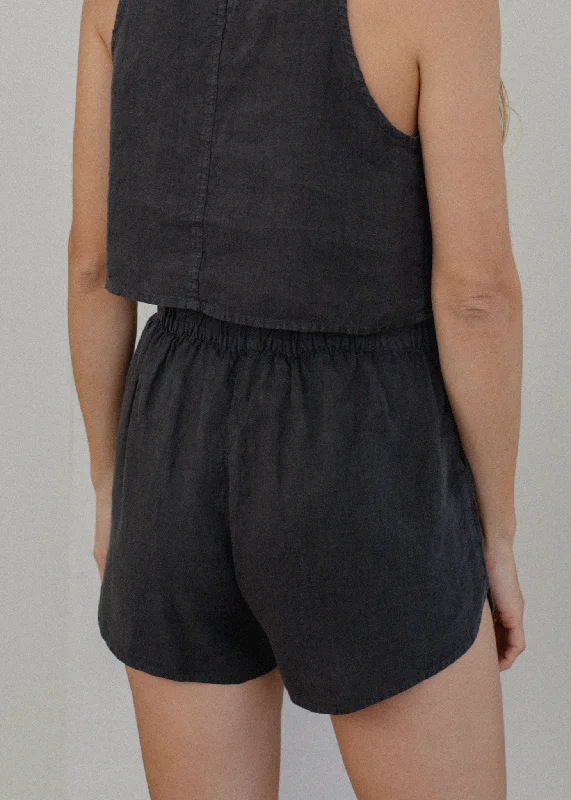 Linen Pull-On Shorts