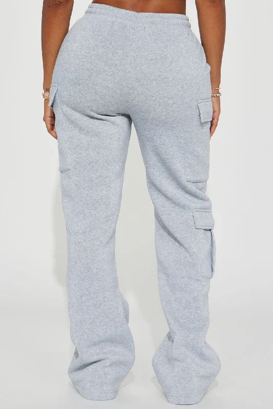 Lorene Fleece Lounge Pant - Black