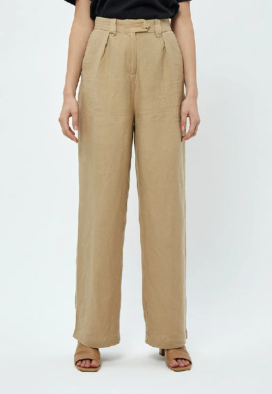 MSMarly Linen Pants - Nomad Sand