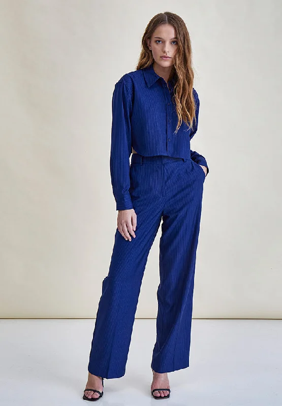 MSEstelle Pant - Blue Depths Striped