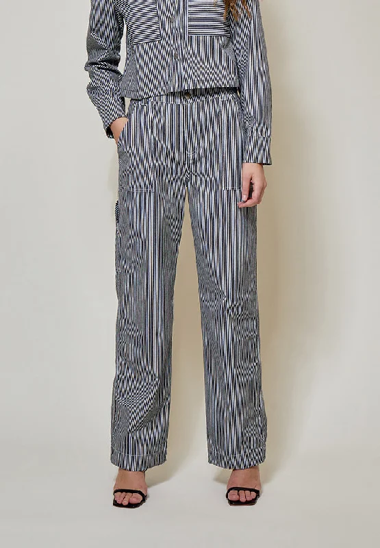 MSMarika Pants - Black Stripe