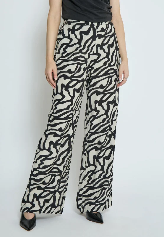 MSTiana Pants - Cloud Dancer Print