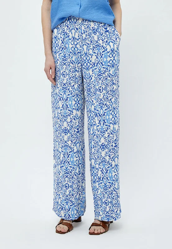 Nicoline Pants - Marina Blue Print