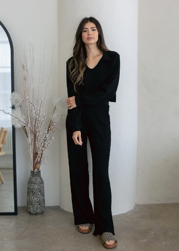 Organic Thermal Wide Leg Pant