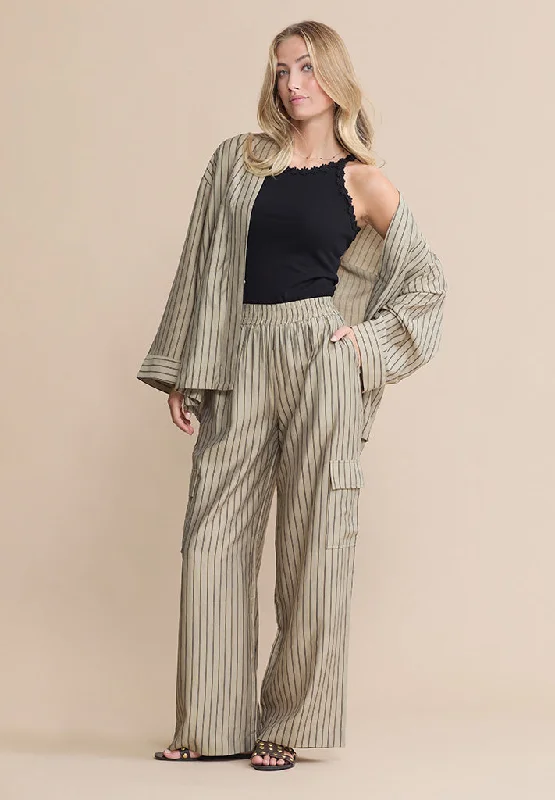 PCAthen Pants - Kelp Sand Stripe