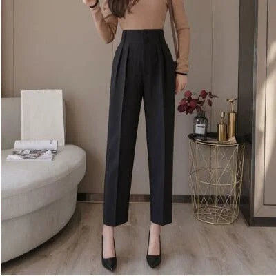 REALEFT Elegant Office Lady Pants