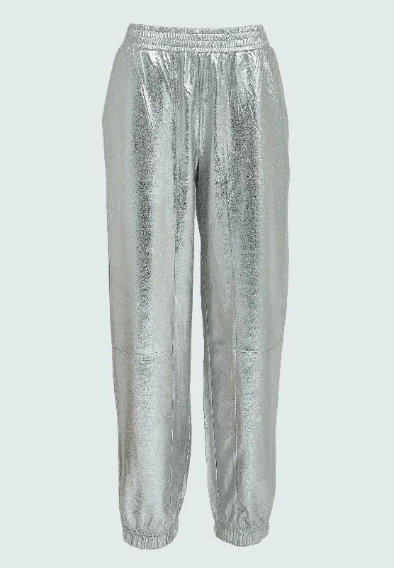 PCRuthia Balloon Silver Pants - Silver