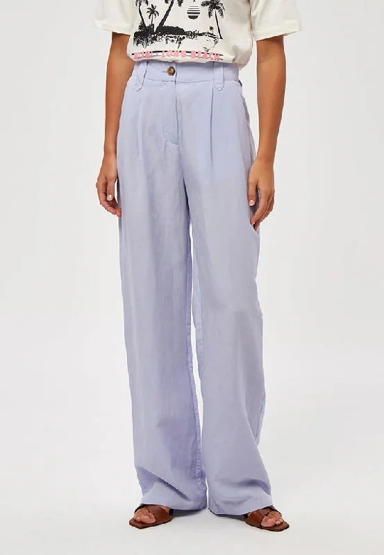 MSSavi Tencel Pants - Ibiza Blue